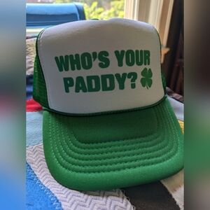 Who's Your Paddy Retro Irish Pride Funny Drinking Party Hat Classic Gifts Cap 70